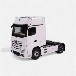 beyaz desenli Mercedes-Benz Actros diecast çekici