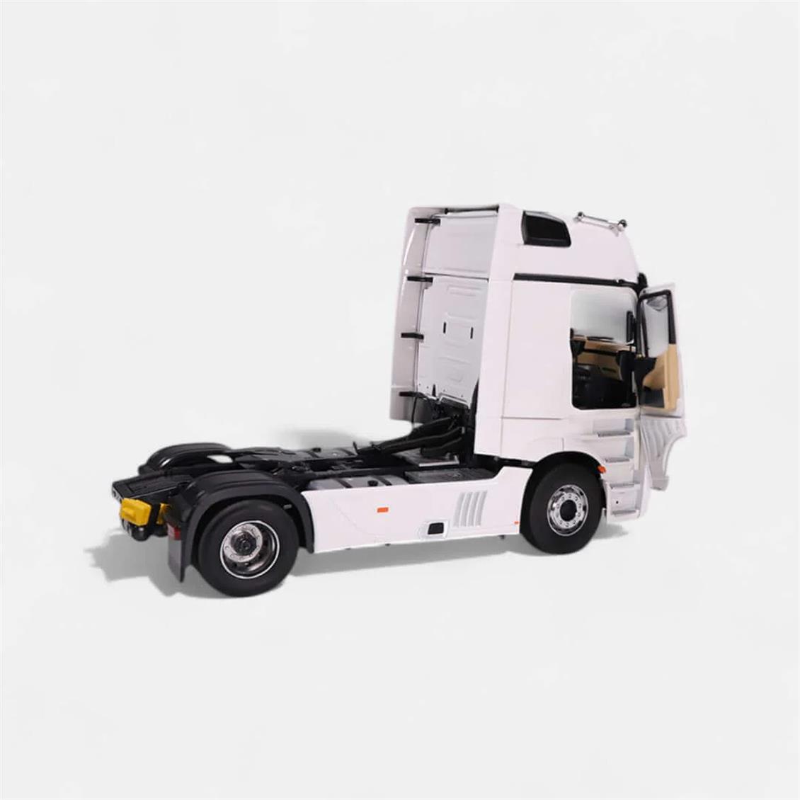 NZG 1094/41 1/18, beyaz desenli Mercedes-Benz Actros diecast çekici - Görsel 3