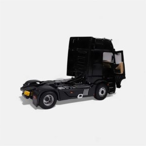 1/18 siyah desenli Mercedes-Benz Actros diecast çekici