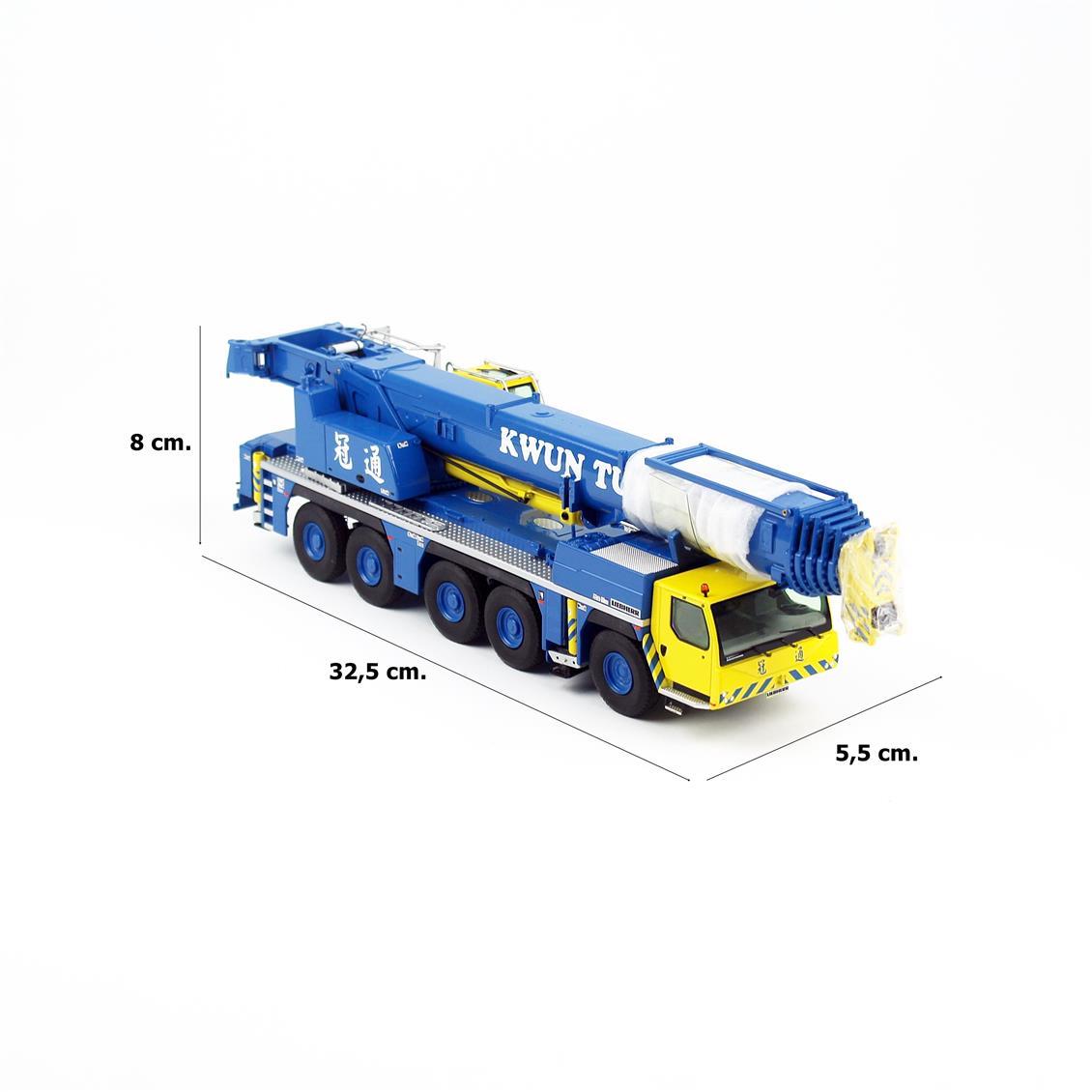NZG 959/6, 1/50 LIEBHERR LTM1250-5.1 diecast mobil vinç - Görsel 5