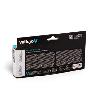 8x18 ml.Face & Skin Tones Model Color Boya Seti