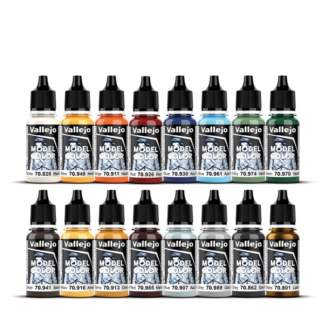 Vallejo 70146, 16x18 ml. Naval (Steam Era) Model Color Boya Seti - Görsel 3