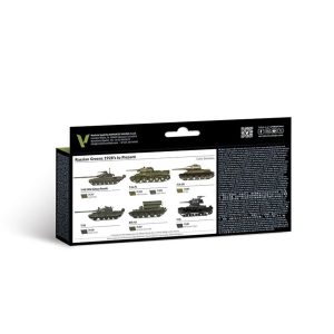 8x18 ml. 1928’den Günümüze Rus Yeşilleri Model Air Boya Seti