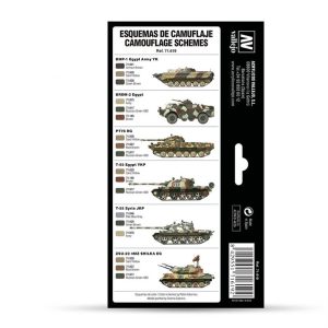 8x18 ml. 1967’den Günümüze Orta Doğu Savaşları Model Air Boya Seti