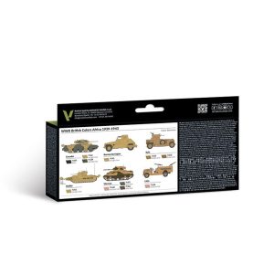8x18 ml. Afrika 1939-1943 WWII Britanya Model Air Boya Seti