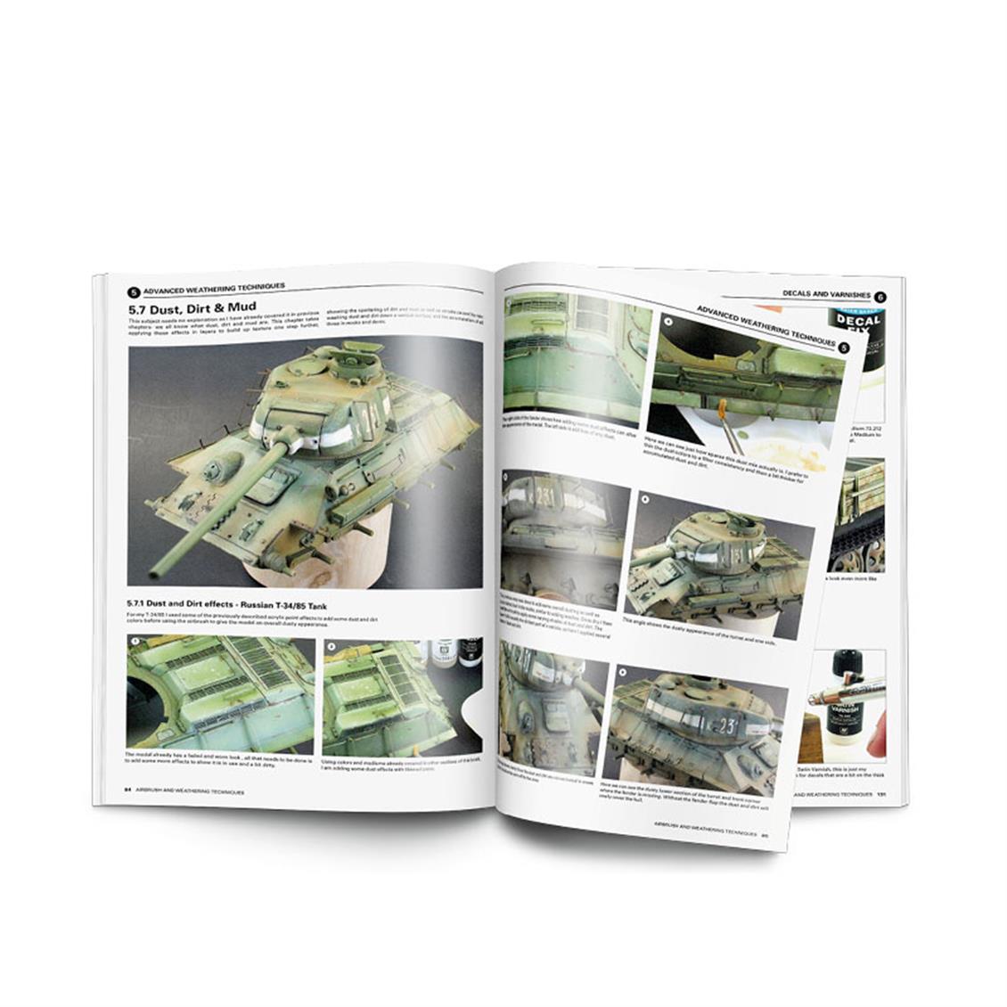 Vallejo 75002, Airbrush And Weathering Techniques 200 Sayfa İngilizce Kitap - Görsel 4