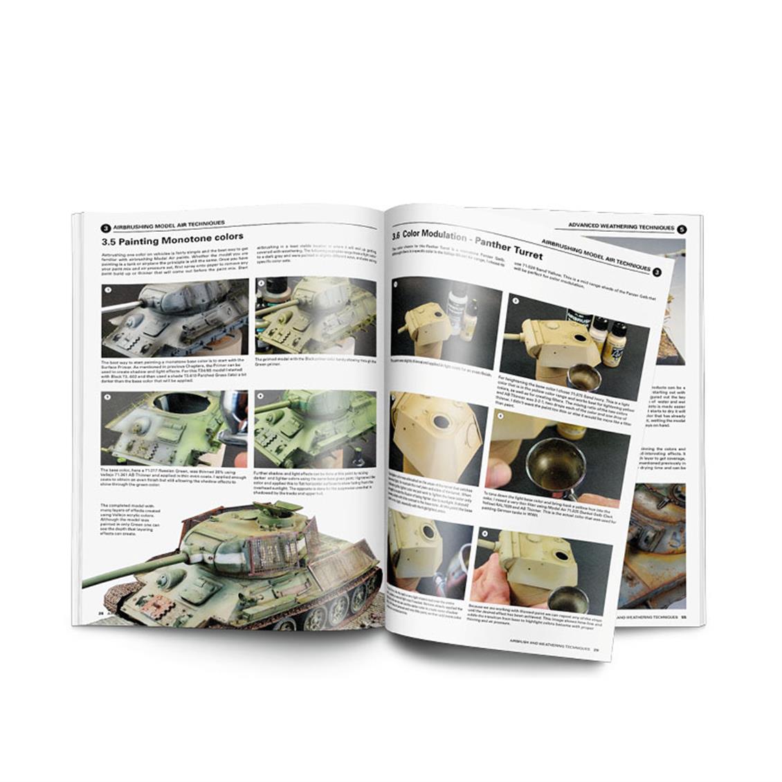 Vallejo 75002, Airbrush And Weathering Techniques 200 Sayfa İngilizce Kitap - Görsel 3