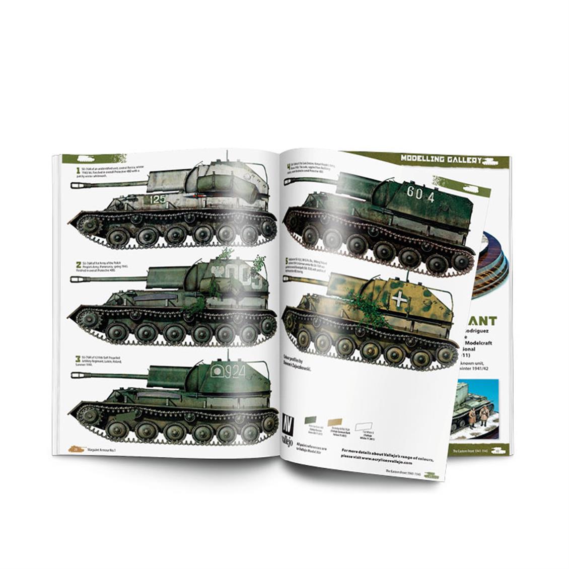 Vallejo 75014, Armour of the Eastern Front 1941-1945 80 Sayfa İngilizce Kitap - Görsel 4