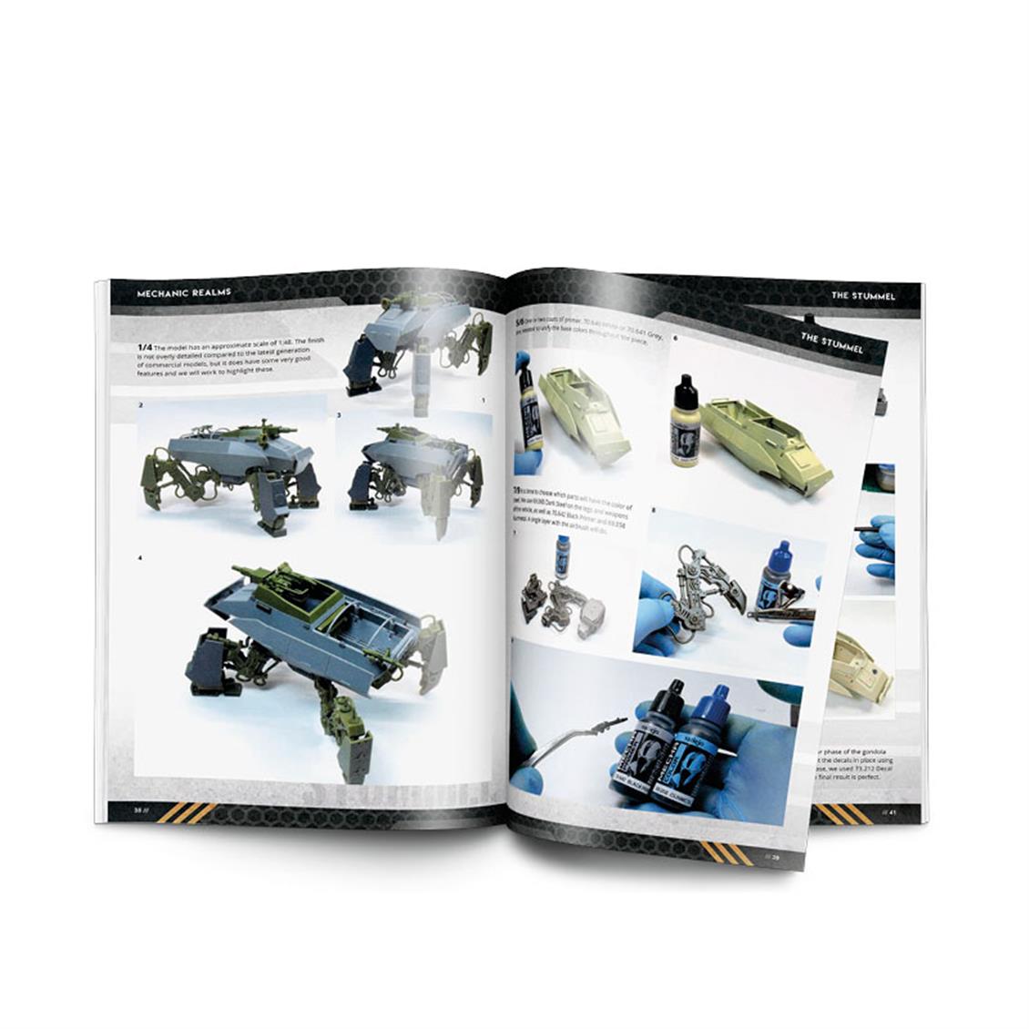 Vallejo 75018, Mechanic Realms 116 Sayfa İngilizce Kitap - Görsel 3