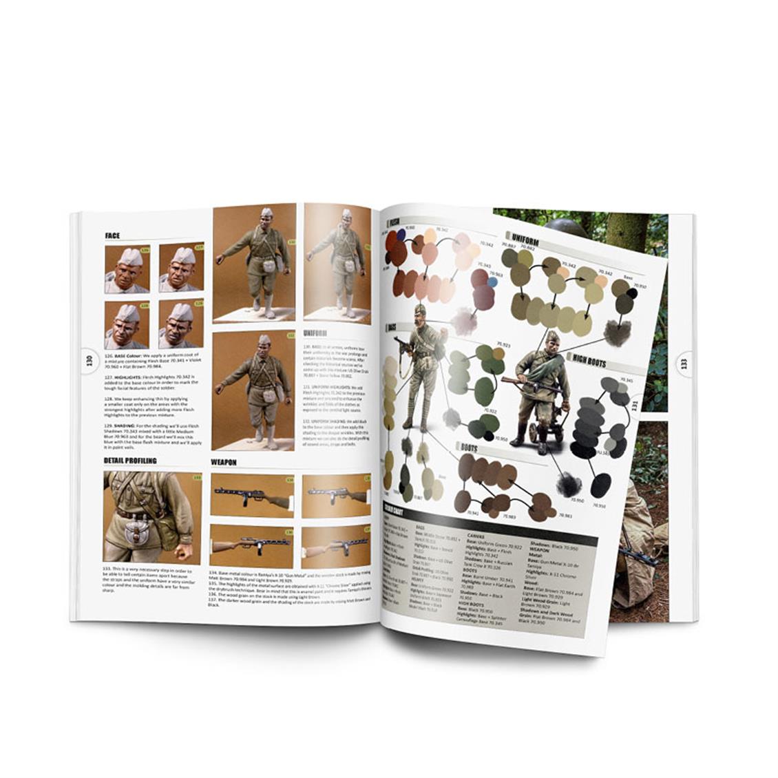 Vallejo 75041, Diorama Project 1.2 Figures 152 Sayfa İngilizce Kitap - Görsel 4