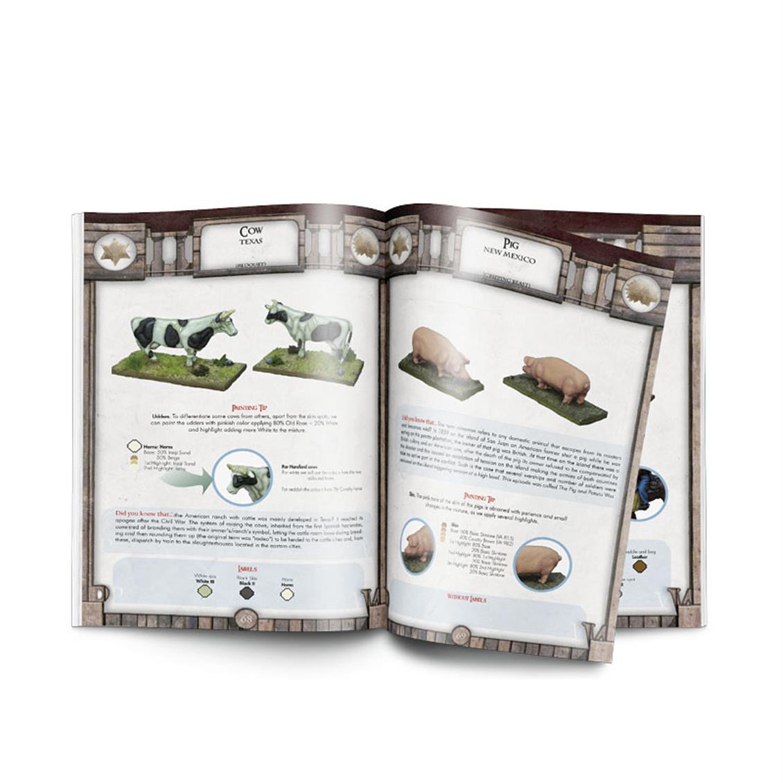 Vallejo PAWA010 Vahşi Batı Figürleri Boyama Teknikleri 72 Sayfa İngilizce Kitap - Görsel 3