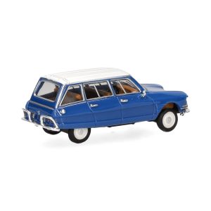 1/87 Citroen AMI 6 Break Mavi Beyaz küçük araba modeli