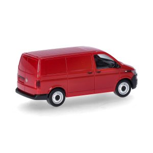 1/87 VW T6.1 Kasten Kamyonet  Kiraz Kırmızısı küçük araba modeli