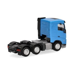 1/87 Volvo FH Düz Tavanlı 3 Akslı Çekici Açık Mavi küçük model