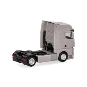 1/87 MAN TGX GX 2 Akslı Aynalı Camlı Çekici Platinyum Gri küçük model