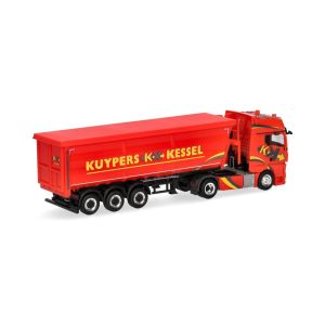 1/87 MAN TGX GX küçük Çelik Damperli Dorseli Çekici modeli