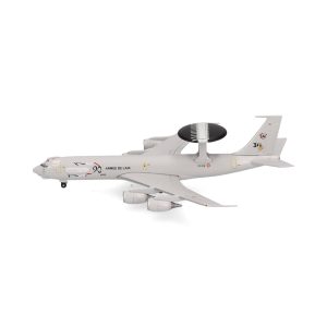 1/500 Fransa Hava Kuvvetleri Boeing E-3F Sentry Metal Askeri Uçak Modeli