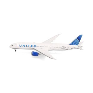 1/500 United Airlines Boeing 787-9 Dreamliner Metal Yolcu Uçağı Modeli