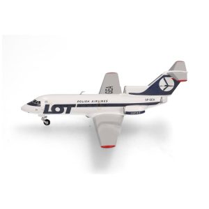 1/200 LOT Polonya Havayolları Yakovlev Yak-40 Yolcu Uçağı Modeli