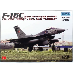 F-16C B-50 Uçak Maketi, 1/72 HT069