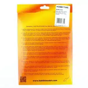 Babibi DBT01249, 1/48 MDD F-4E Phantom TM-2020 Blackhawk Phantom Dekali arka yüzü