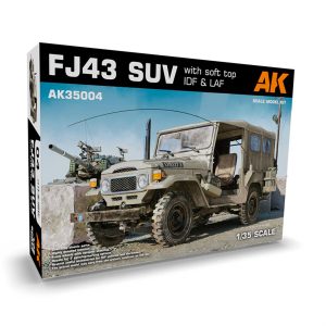 AK 35004 1/35 FJ43 Tenteli SUV (IDF ve LAF Silahlı)