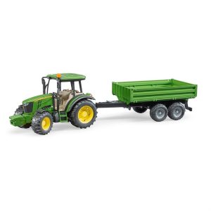 Bruder 02108 John Deere 5115 Traktör Römork