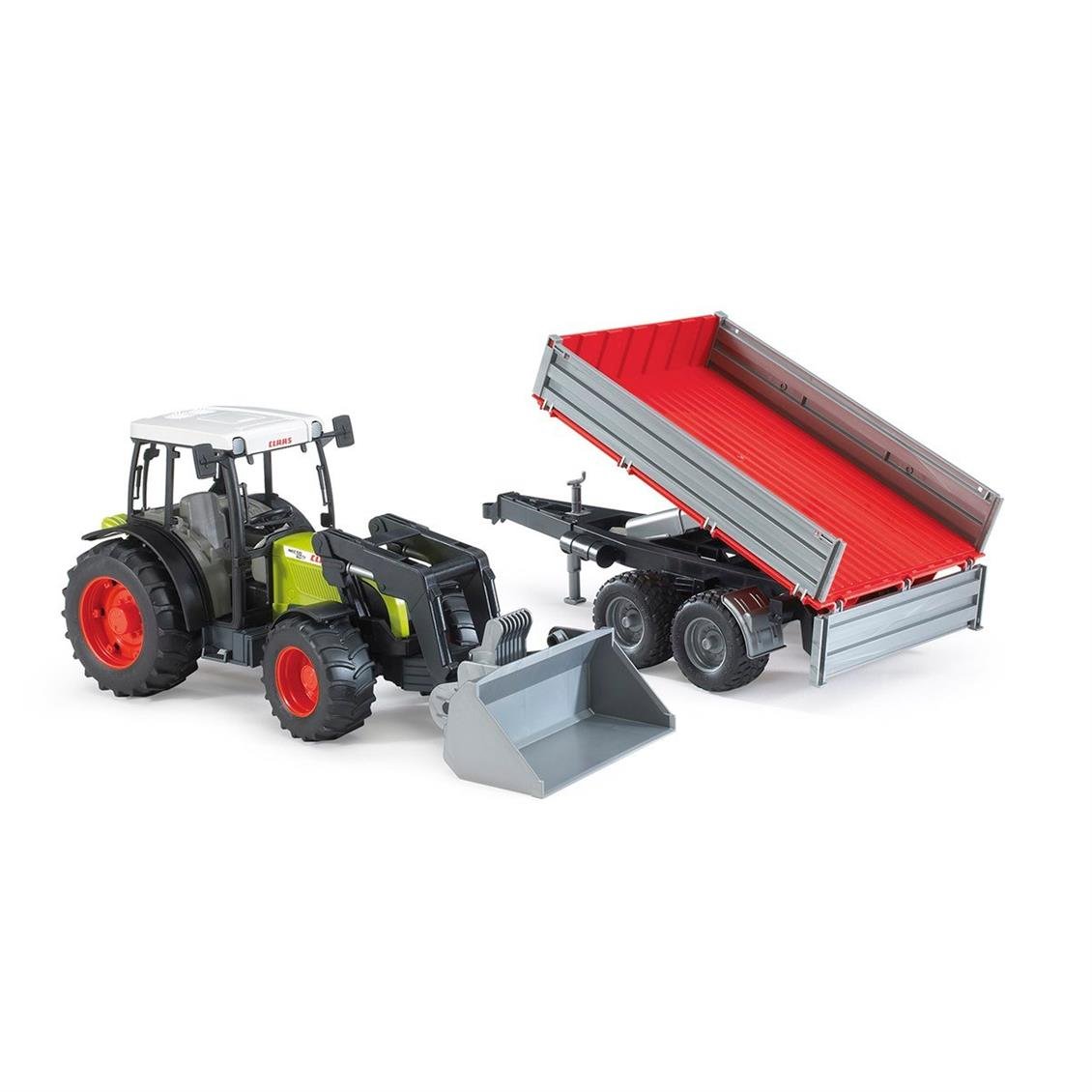 Bruder 02112 Claas Nectıs 267F Traktör Römork - Görsel 3