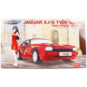 Hasegawa SP622 52422 1/24 Jaguar XJ-S TWR Sports (Haku Rinpha) ve Kız Figürü