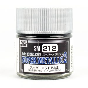 Mr.Hobby SM-212 10 ml. Super Metallic Mat Aluminium