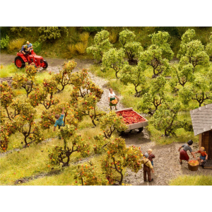 24 Adet Bodur Elma Ağacı Diorama Malzemesi
