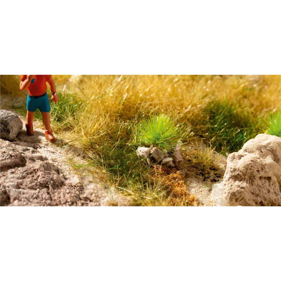 Noch 6910, 25 Adet Kurumuş Çimen Kümeleri Diorama Malzemesi - Görsel 5