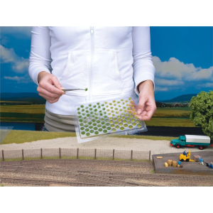 42 adet Yeşil-Kahve Çayır Öbekleri Diorama Malzemesi