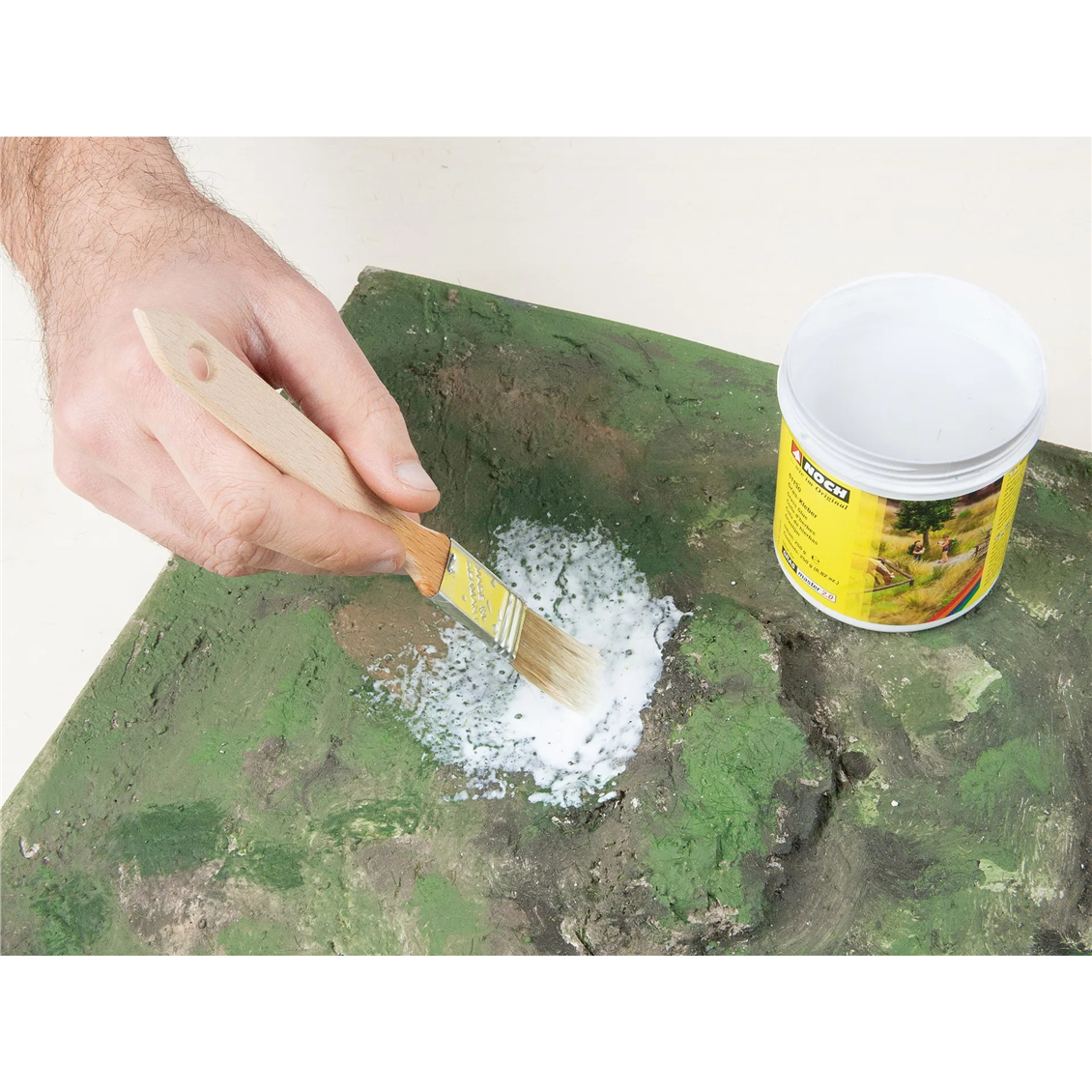 Noch 8364, Yeşil Statik Çayır Dokusu Diorama Malzemesi - Görsel 3