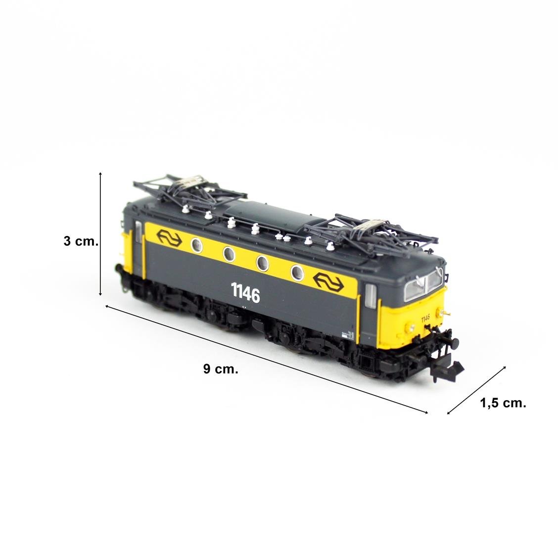 Piko 40374 1/160 Rh 1100, NS 4.Dönem, Model Tren Elektrikli Lokomotifi - Görsel 5