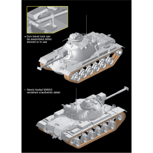 1/35 M48A3 Tankı Plastik Maketi