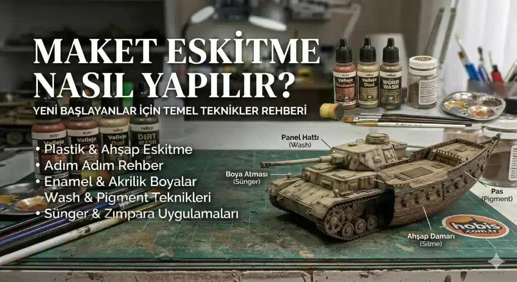 Yeni başlayanlar ve profesyonel modelciler için eskitme yapımı rehberi