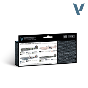 8x18 ml. RAF colors Day Fighters 1941-1945 & P.R.U Model Air Boya Seti