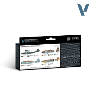 8x18 ml. Luftwaffe Maritime & Tropical colors Model Air Boya Seti