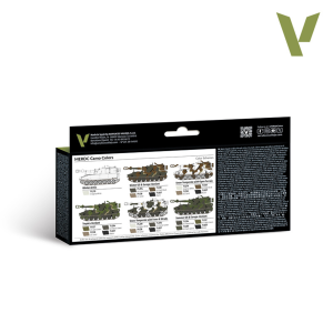 8x18 ml. MERDC Camo Colors Model Air Boya Seti