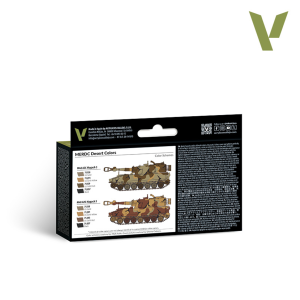 6x18 ml. MERDC Desert Colors Model Air Boya Seti