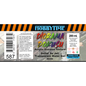 200 ml. Şeffaf Su Jeli Diorama Dokusu