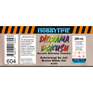 200 ml. Kahverengi Su Jeli Diorama Dokusu