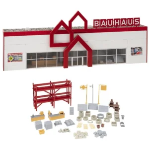 Faller 130889, 1/87 Bauhaus İnşaat Marketi plastik maketi