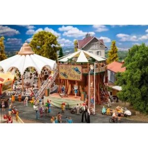 Faller 140336, 1/87 Motorsiklet Gösteri Evi plastik maketi